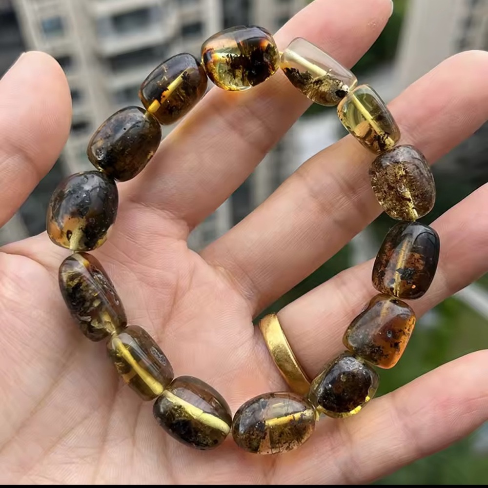 %100 Genuine Baltic amber bracelet 12.1 g